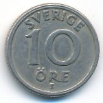 Sweden, 10 ore, 1920–1947