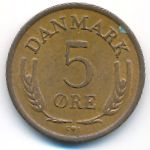 Denmark, 5 ore, 1963