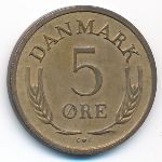 Denmark, 5 ore, 1967