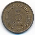 Denmark, 5 ore, 1968