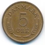 Denmark, 5 ore, 1968