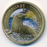Australia, 1 dollar, 2011