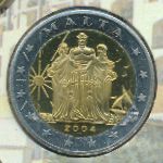 Мальта., 2 евро (2004 г.)