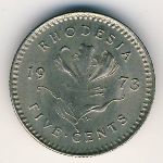 Родезия, 5 центов (1973 г.)