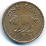 Bermuda Islands, 1 cent, 1970–1978