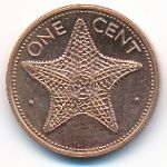 Bahamas, 1 cent, 1990