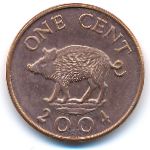 Bermuda Islands, 1 cent, 2004