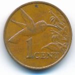 Тринидад и Тобаго, 1 цент (1977 г.)