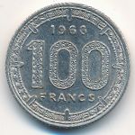 Equatorial African States, 100 francs, 1966–1967