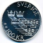 Sweden, 100 kronor, 1985