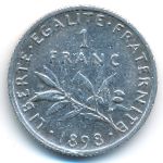 France, 1 франк (1898 г.)