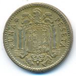 Spain, 1 peseta, 1953