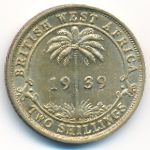Британская Западная Африка, 2 шиллинга (1939 г.)