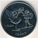 Isle of Man, 1 crown, 1996