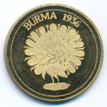 Burma., 1 crown, 1936