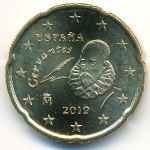 Spain, 20 euro cent, 2010–2020