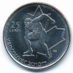 Canada, 25 центов (2009 г.)