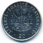 Haiti, 20 centimes, 1995–2000