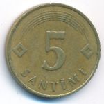 Латвия, 5 сантим (1992 г.)