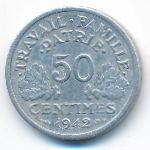 Франция, 50 сентим (1942 г.)