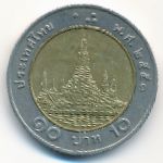 Thailand, 10 baht, 2008