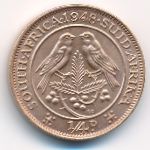 South Africa, 1/4 penny, 1948–1950