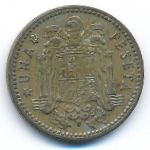 Spain, 1 peseta, 1953