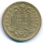 Spain, 1 peseta, 1953