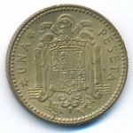 Spain, 1 peseta, 1953