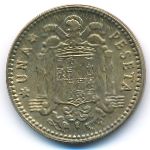 Spain, 1 peseta, 1963