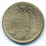 Spain, 1 peseta, 1963