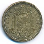 Spain, 1 peseta, 1963