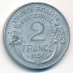 France, 2 francs, 1944–1950