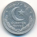 Пакистан, 1/4 рупии (1948–1951 г.)
