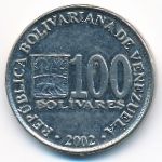 Венесуэла, 100 боливар (2002 г.)