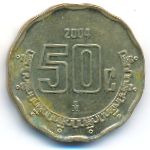 Мексика, 50 сентаво (2004 г.)