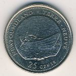 Canada, 25 cents, 1992