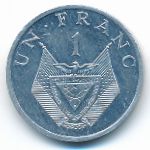 Руанда, 1 франк (1985 г.)