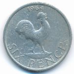 Malawi, 6 pence, 1964–1967