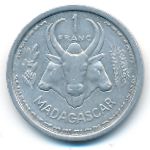 Madagascar, 1 franc, 1948