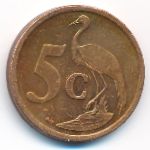 South Africa, 5 cents, 2009