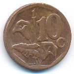 South Africa, 10 cents, 2014