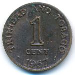 Trinidad & Tobago, 1 cent, 1967–1971