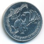 Australia, 20 cents, 2001