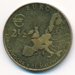 Германия., 2 1/2 евро (1997 г.)