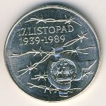 Czechoslovakia, 100 korun, 1989