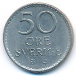 Sweden, 50 ore, 1972