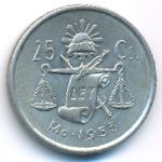 Мексика, 25 сентаво (1953 г.)