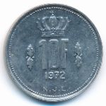 Luxemburg, 10 francs, 1972