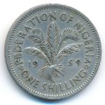 Nigeria, 1 shilling, 1959